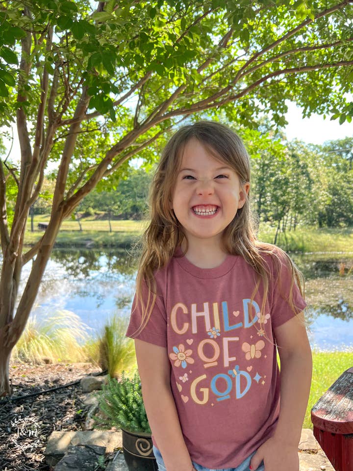 child of God tee for wholesale by J & M Designs a Christian Brand