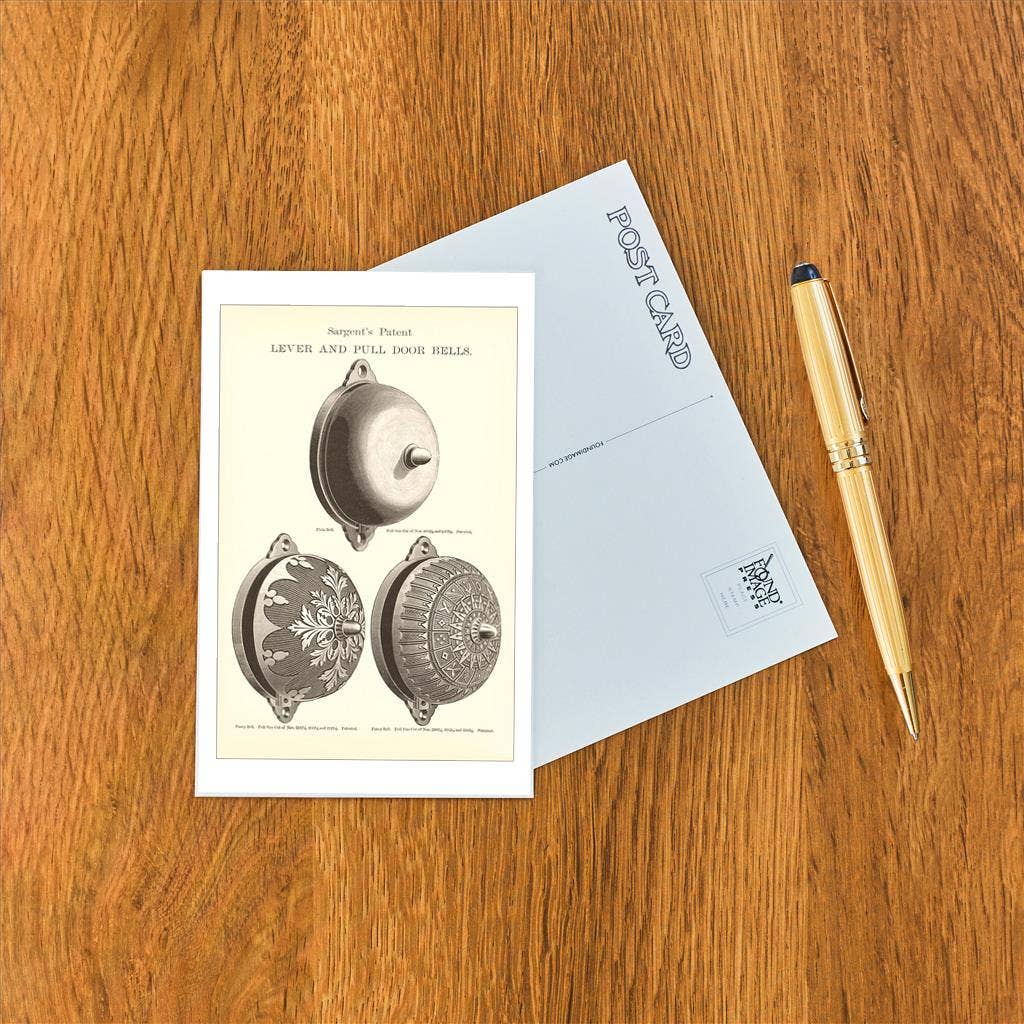 Found Image Press – wholesale Postcard – Postcard HD-09 Door Bells1