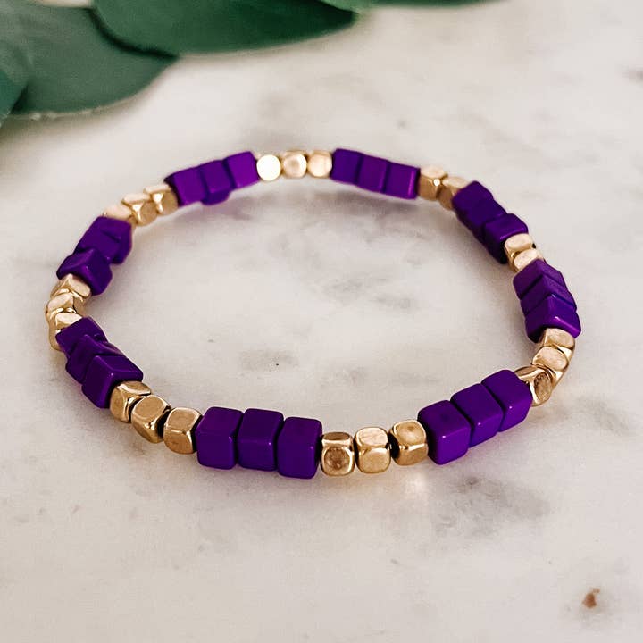 B-735-Purple for wholesale by Lou & Co