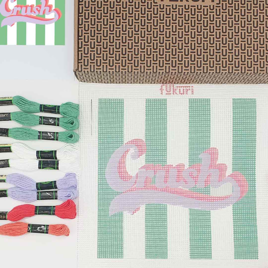 Fukuri - Wholesale Craft Sewing Kit - Gift idea - DIY - Needlepoint kit - CRUSH3