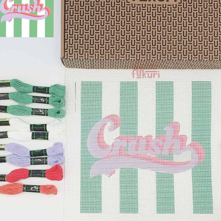 Fukuri - Wholesale Craft Sewing Kit - Gift idea - DIY - Needlepoint kit - CRUSH3