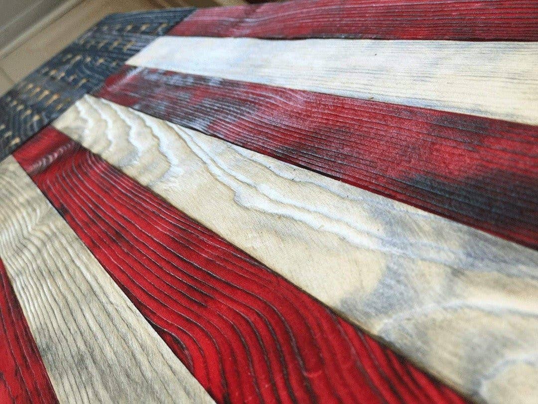 Etherton Hardwoods | World Famous Wooden American Flags – wholesale Sign – Americana | Signature Series Wooden American Flag Wood Flags3