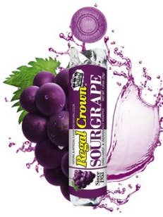 (S1-05) Iconic Regal Crown Rolls - Sour Grape X 24 Units for wholesale by iSweet.ca