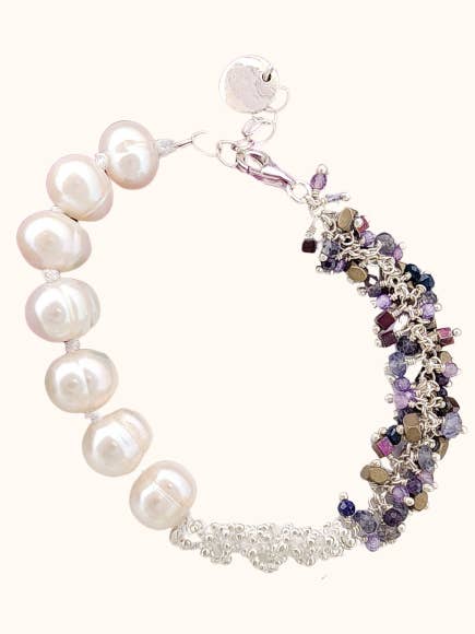 Amethyst - Stones of Strength Bracelet | Sterling Silver for wholesale by The Mira Shoppe