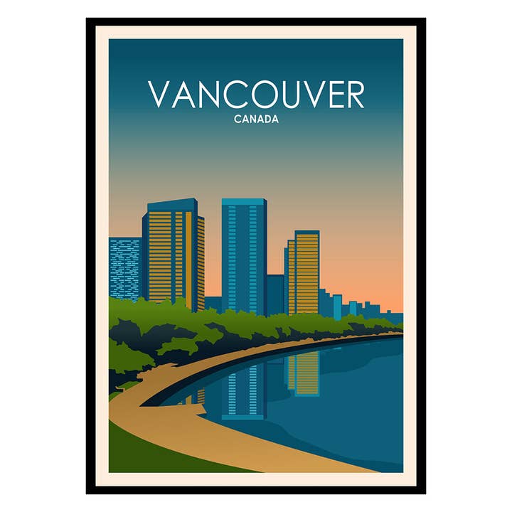 Vancouver Canada Poster for wholesale by Places of Art