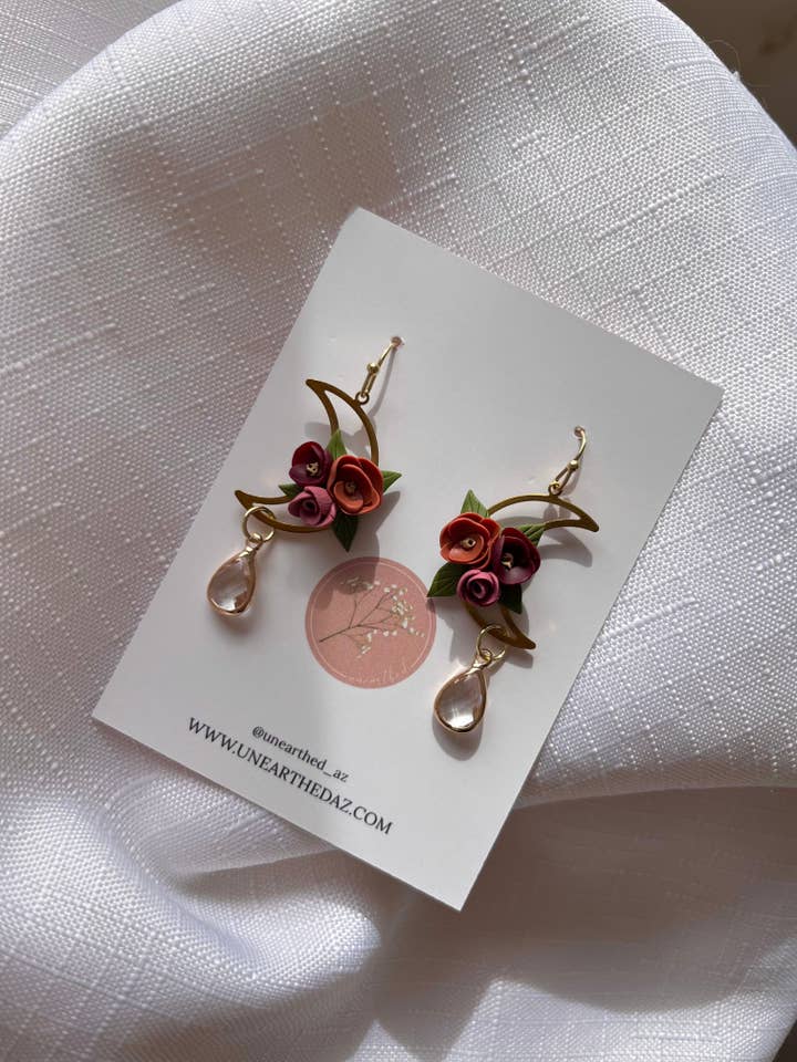 Moody Floral Moons for wholesale by Unearthed by Kathryn Peña