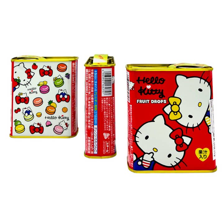 Global Bite Co - Wholesale Hard Candy - Hello Kitty Drops Hard Fuit Candy (Pack of 5) (Japan)