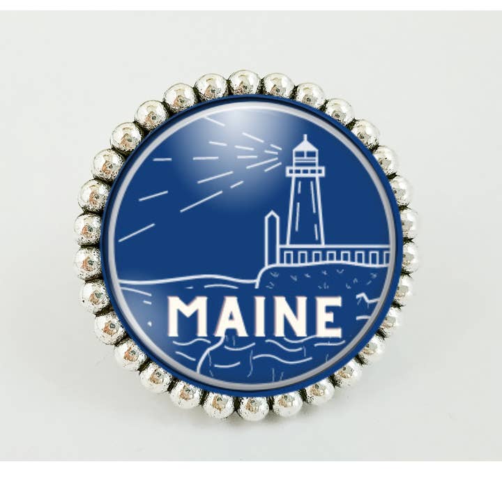 Piccadilly Pendants - Wholesale Lapel pin/button - Custom Maine Lapel Pin, Can Be Made With Any Image, Handmade5
