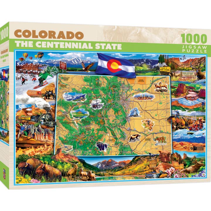 Colorado - The Centennial State 1000 Piece Puzzle for wholesale by Masterpieces Puzzles