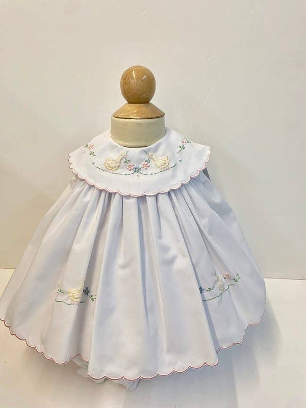 11260 Beautiful White Multi Color Dress for wholesale by Will'beth