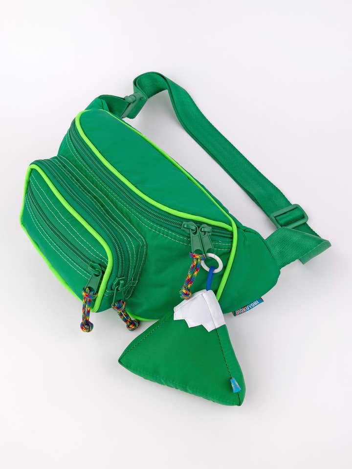 Kelly Green Fanny Pack Sling for wholesale by Mokuyobi