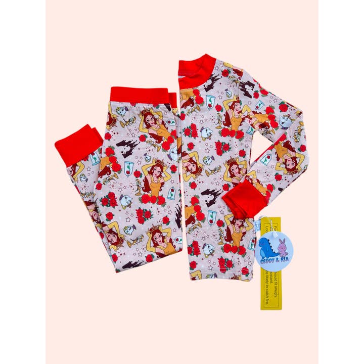 Beauty within bamboo 2 piece set pjs for wholesale by CEDDY & RIA