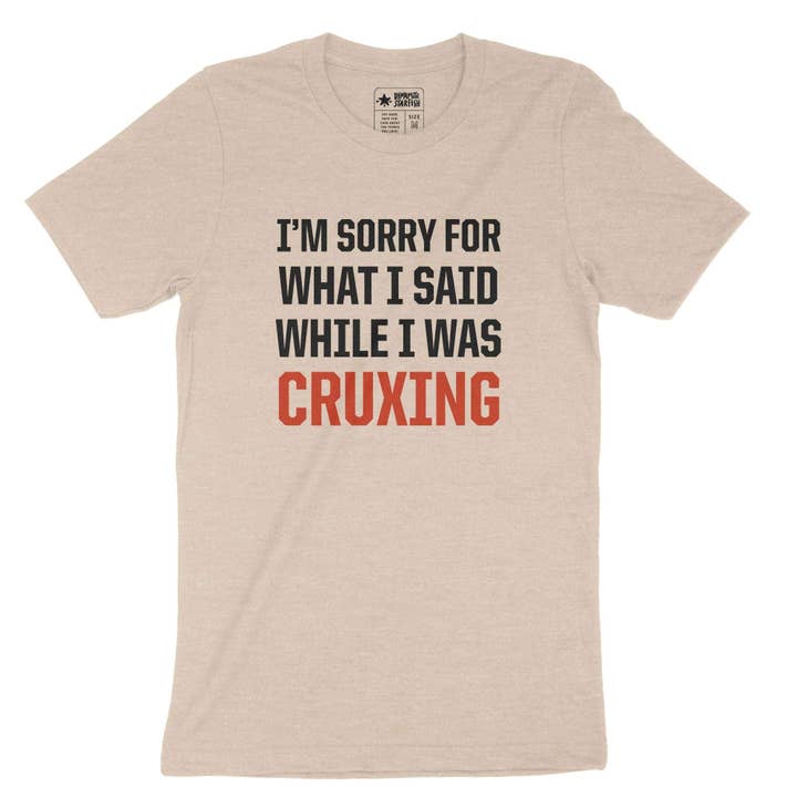 Sorry Cruxing — Unisex-T-Shirt für den Großhandel von Dynamite Starfish