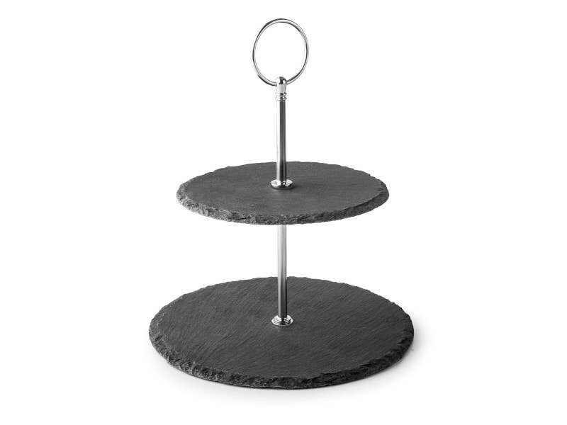 LACOR MENAJE PROFESIONAL S.L. - Wholesale Cake Stand - Round Slate Display Stand0