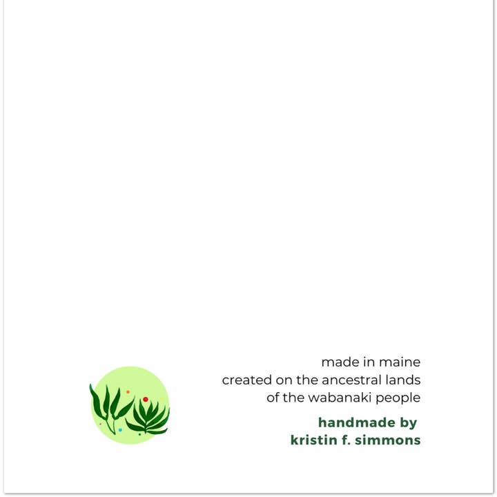 Kristin F. Simmons Watercolors – wholesale Kontorsmateriel/Notecard Set – Lyxiga kort ~ Vilda Maine-blåbär - 4-kortspaket