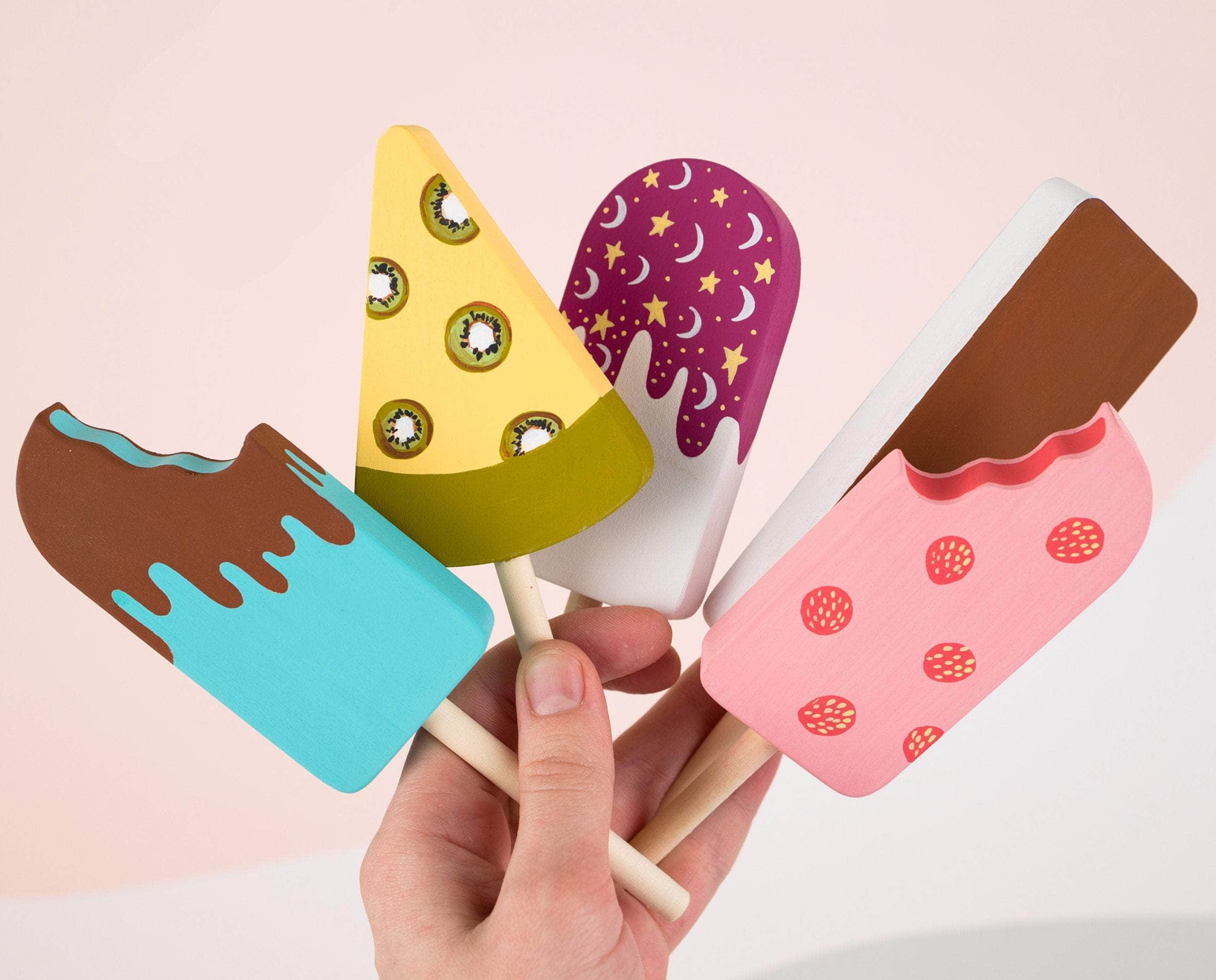 Firebird - Wholesale Wood Toy - Kids - Wooden Ice Lollys10