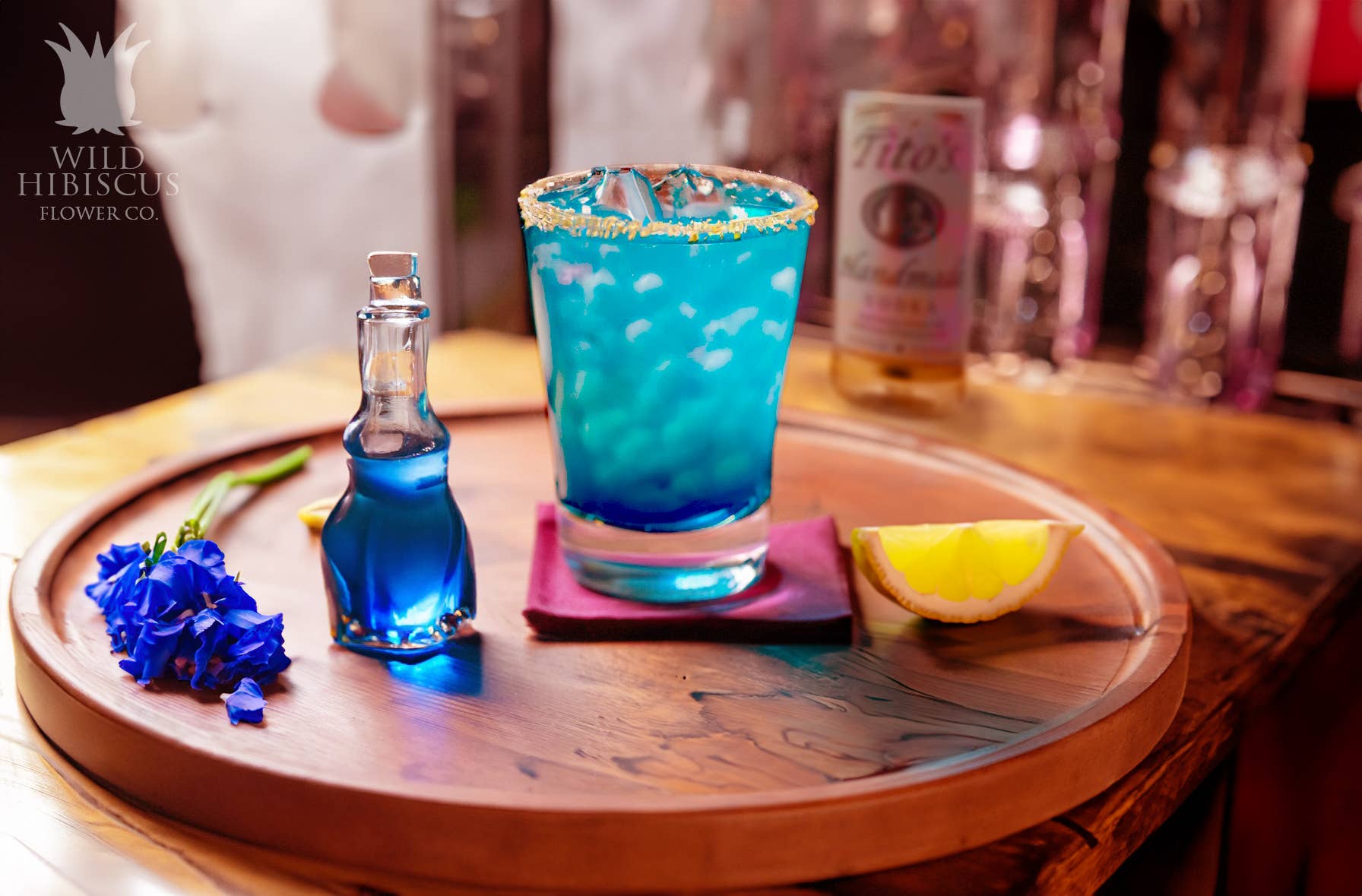 Wild Hibiscus Flower Company - Wholesale Drink Mix - B'Lure Butterfly Pea Flower Extract 3.4oz3