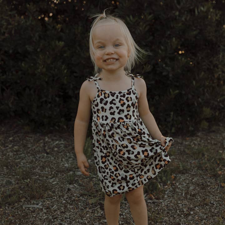 Strictly Wild - Wholesale Dress - Kids - Cheetah Checker Dress2