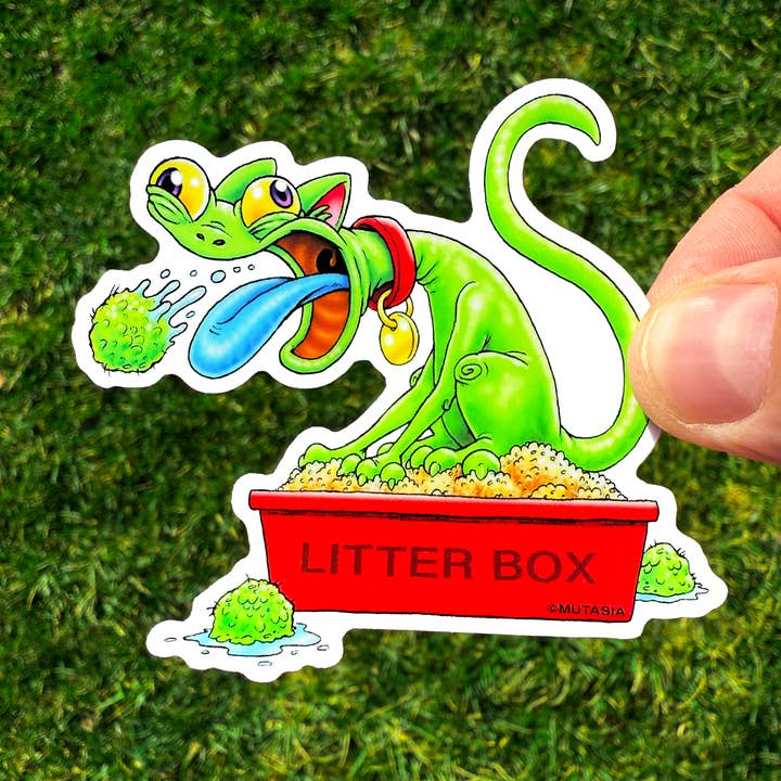 VINYLKLISTERMÆRKE: Meowzer (Øgle-Kat) for engroshandel hos Mutasia