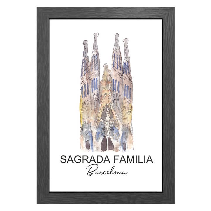 A3 Ramme Sagrada Familia — Barcelona for engroshandel hos JOYIN