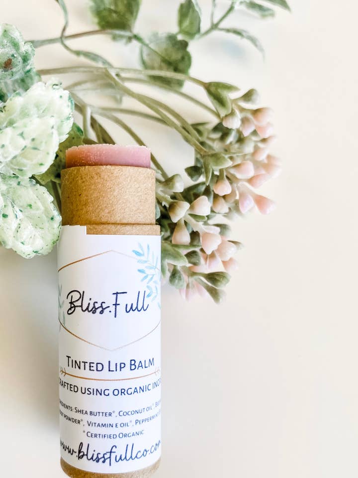 Tinted Peppermint Lip Balm for wholesale by Bliss•Full