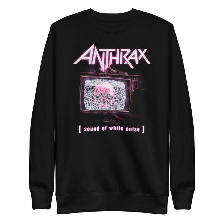 Anthrax - Skull TV Sweatshirt für den Großhandel von Hyper Iconic