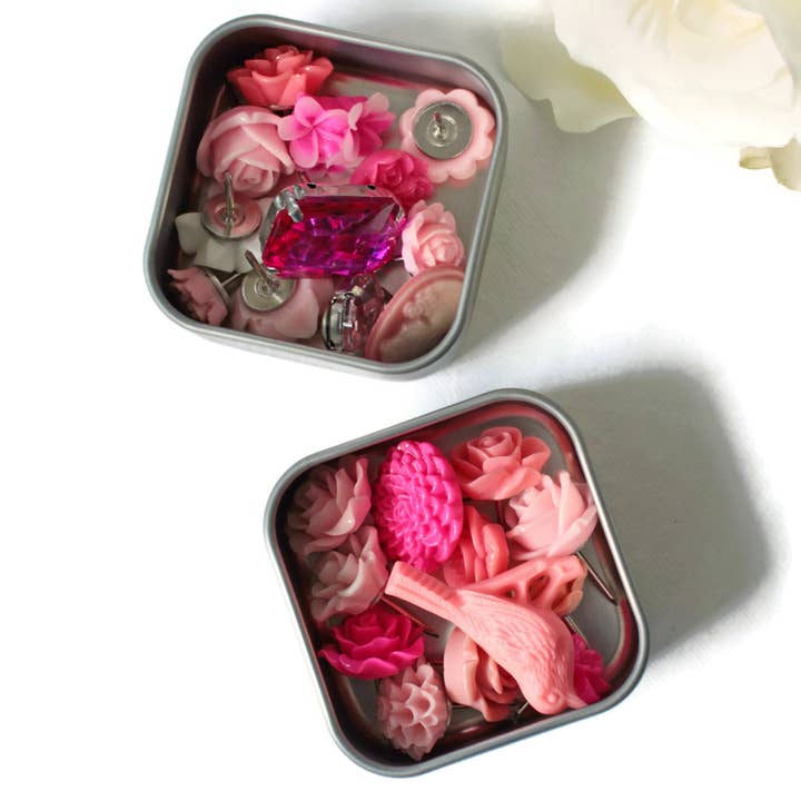 Merry Alchemy – alfinete de lapela por atacado – Conjunto de alfinetes de flor rosa2