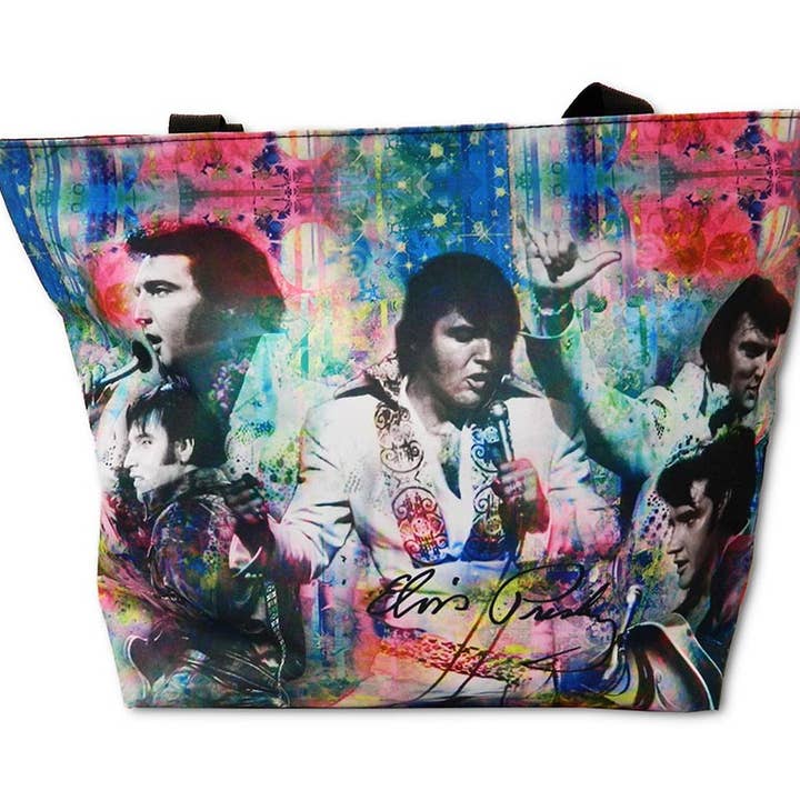 Bolsa tote de Elvis - Collage colorido para venta al por mayor de MID-SOUTH PRODUCTS