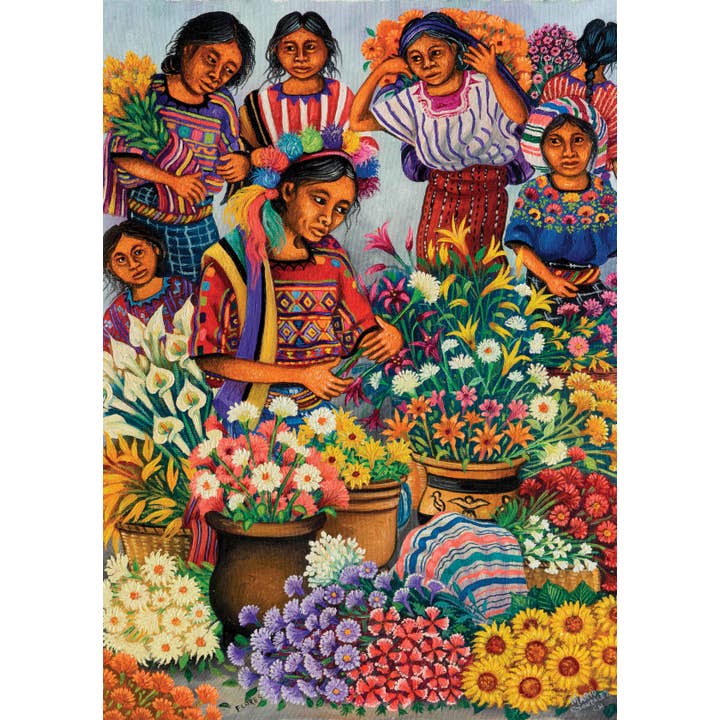 Art & Fable Puzzle Company, LLC - Wholesale Puzzle - Adult - Flores, 500-Piece Velvet-Touch Jigsaw Puzzle1