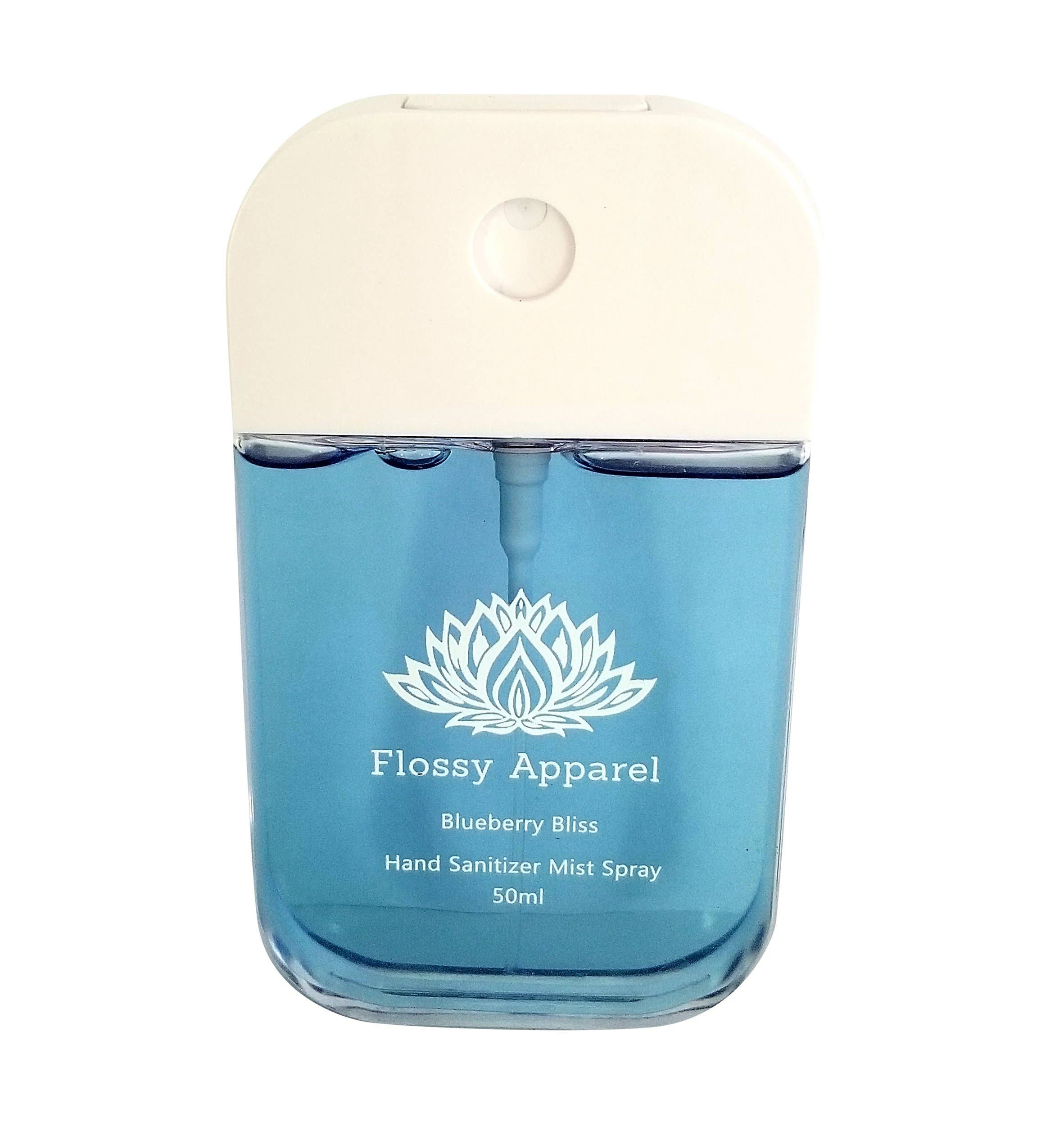 Flossy Apparel - Vendita all'ingrosso Igienizzante per le mani - Spray disinfettante per le mani ricaricabile Blue Berry Bliss1