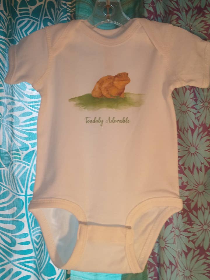 Toad Onesie for wholesale by Blue Mermaid Art