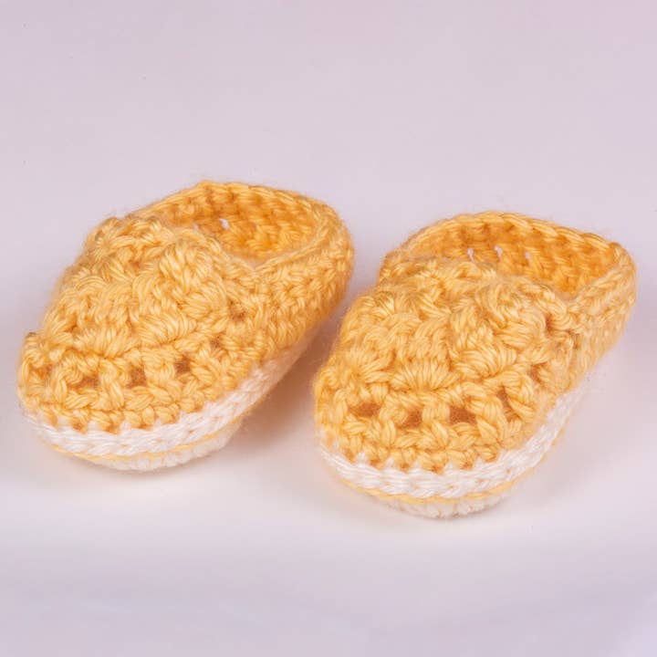 Yellow Baby Espadrille Sandals for wholesale by Double Bug Stitchery