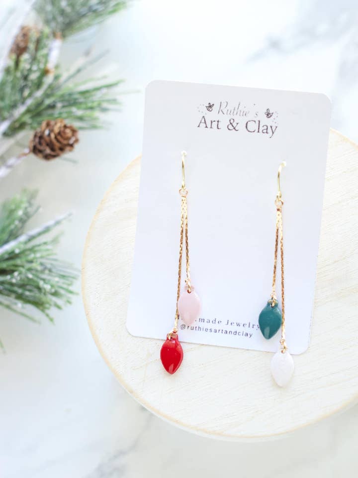 Christmas Light Dangles for wholesale by Ruthie and Co.