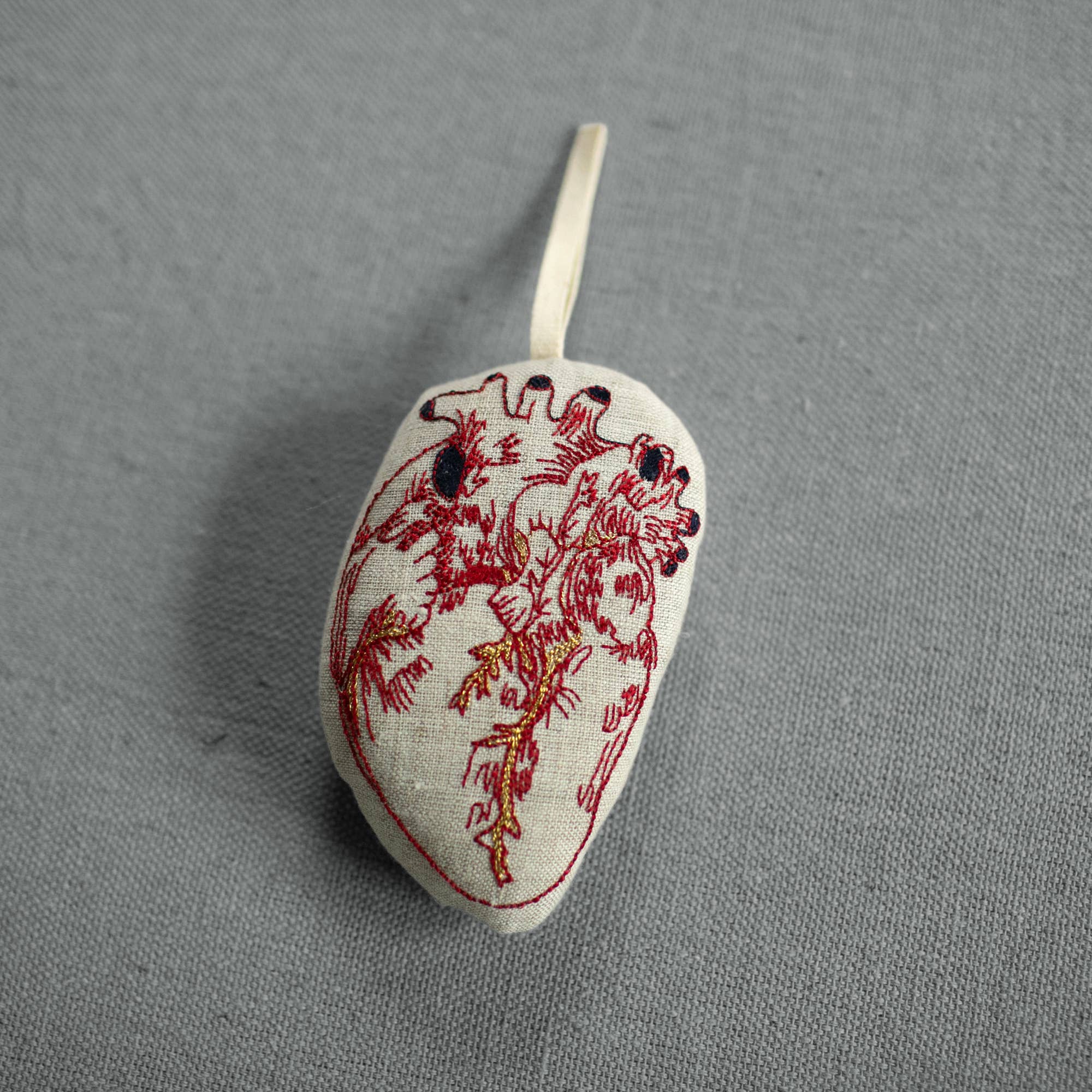 Skippy Cotton - Wholesale Ornament - Anatomical Heart - Cotton & Lavender filled Ornament1