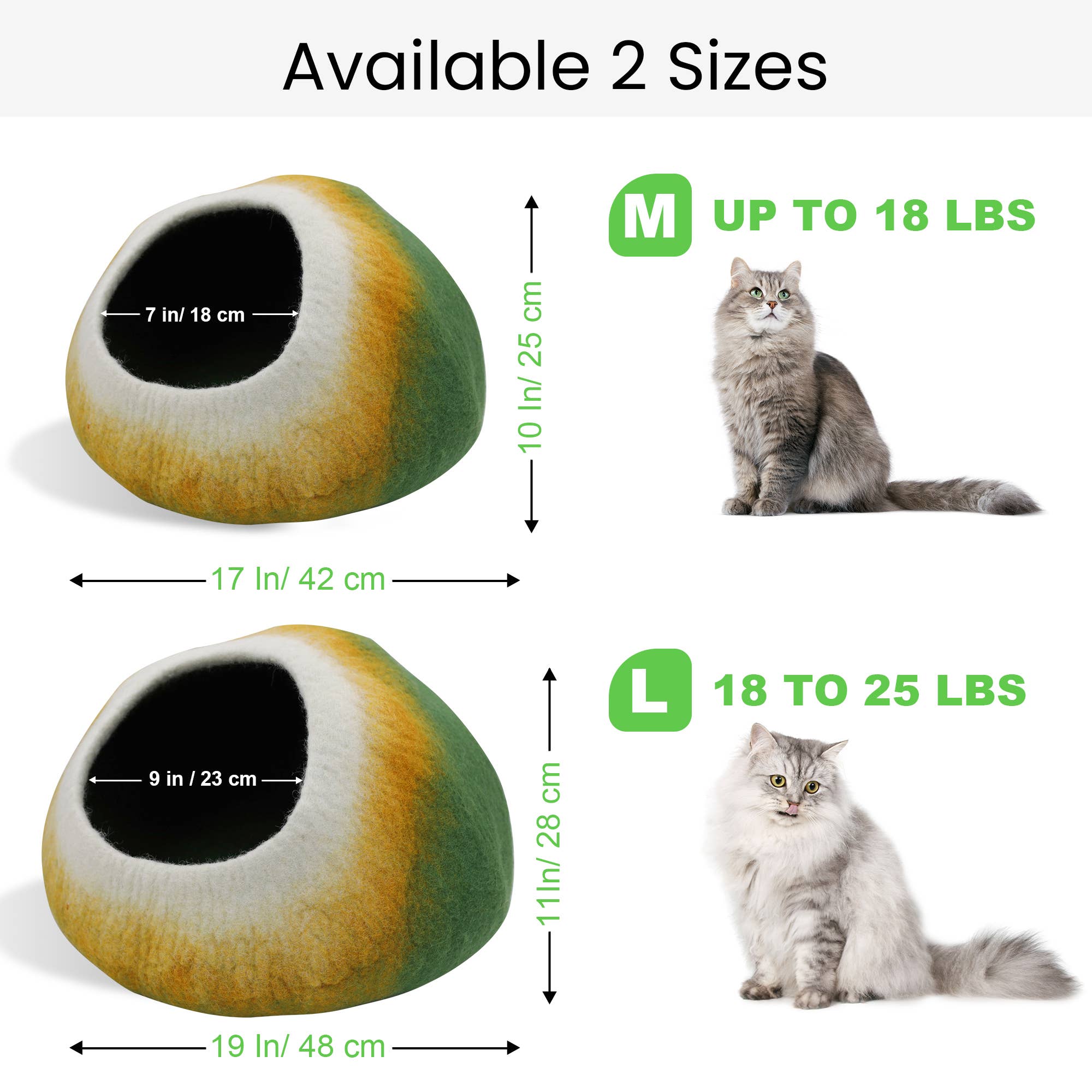 Lungta Imports – casota - Gato e cão por atacado – Caverna para Gatos de Lã Tingida à Mão / Cama e Casa Quente para Gatos11