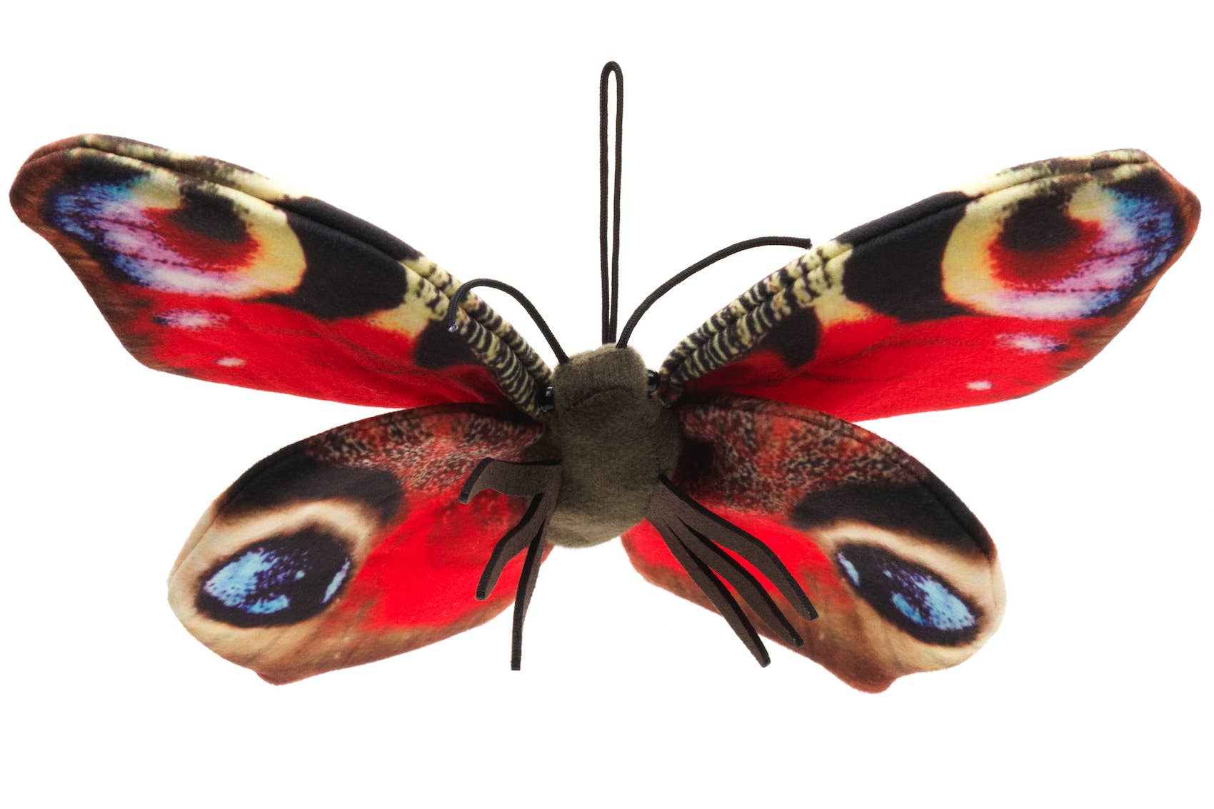 Uni Toys - Wholesale Stuffed/Plush Toy - Kids & Baby - Red butterfly (with loop) - 24 cm (width)1
