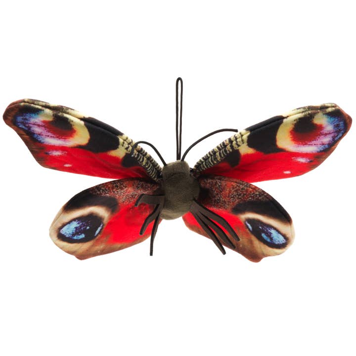 Uni Toys - Wholesale Stuffed/Plush Toy - Kids & Baby - Red butterfly (with loop) - 24 cm (width)1