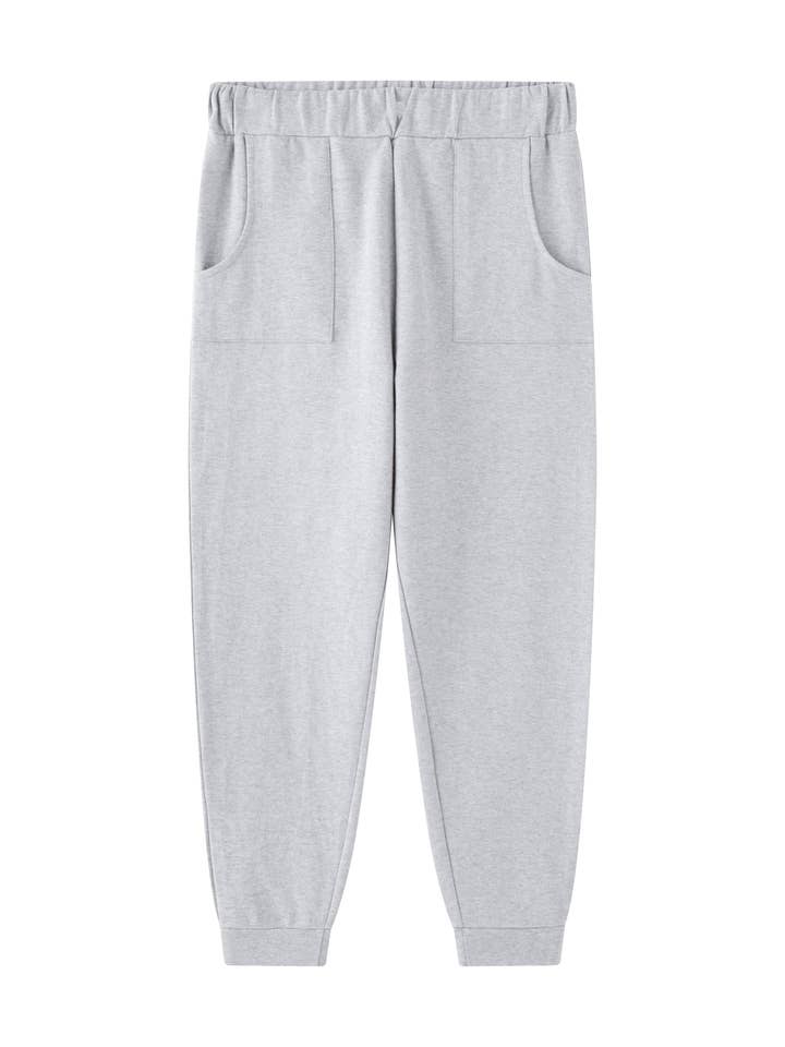 Pantalon de sport gris chiné clair fille 8-14 ans pour la vente par Newness Kids