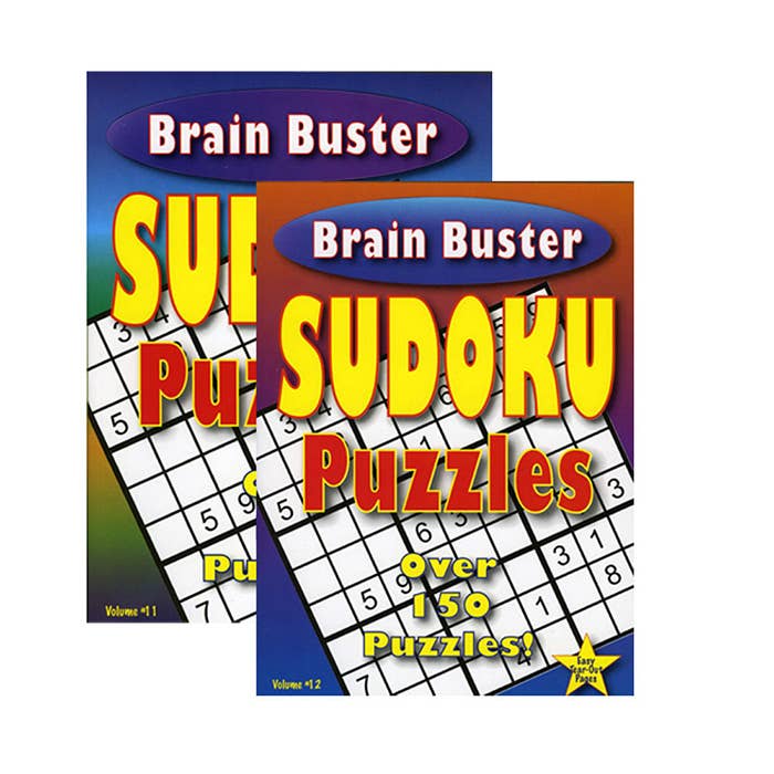 Brain Teaser Sudoku Puzzle Book for wholesale by Luna Office Supply - Everyday Essential