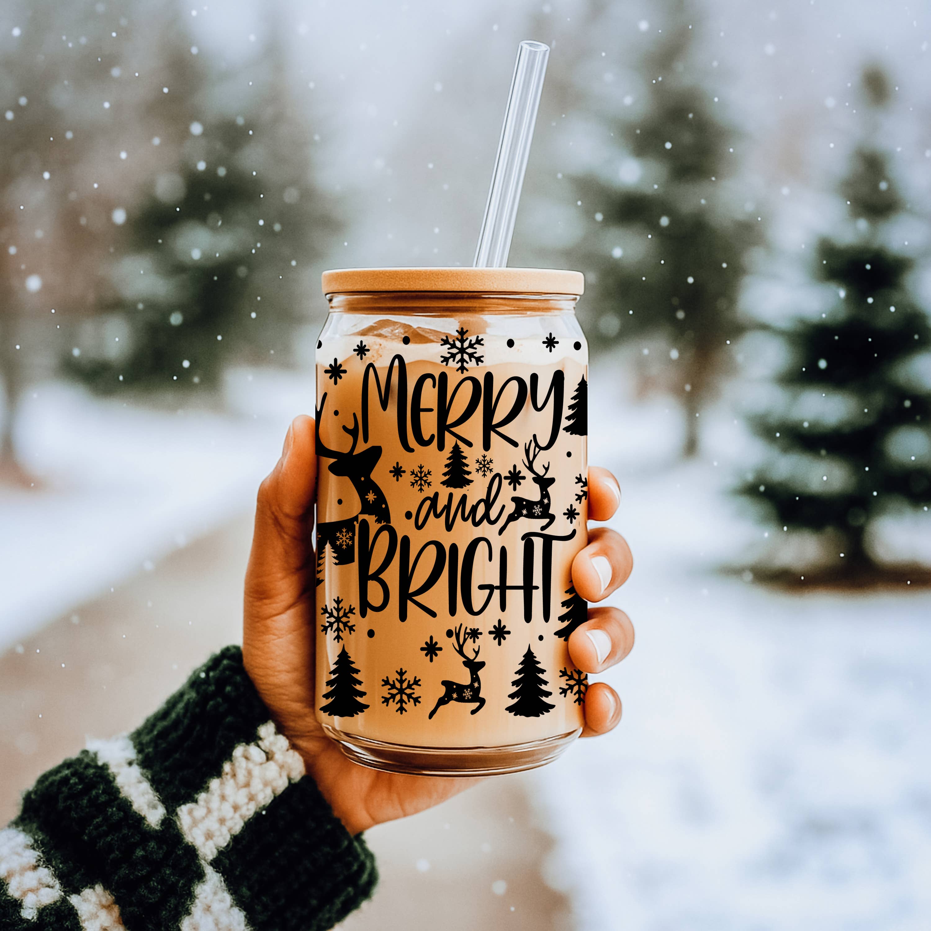 Gia Roma - Vente Gourde/bouteille isotherme - Verres en verre et cadeaux de cuisine de Noël Candy Cane68