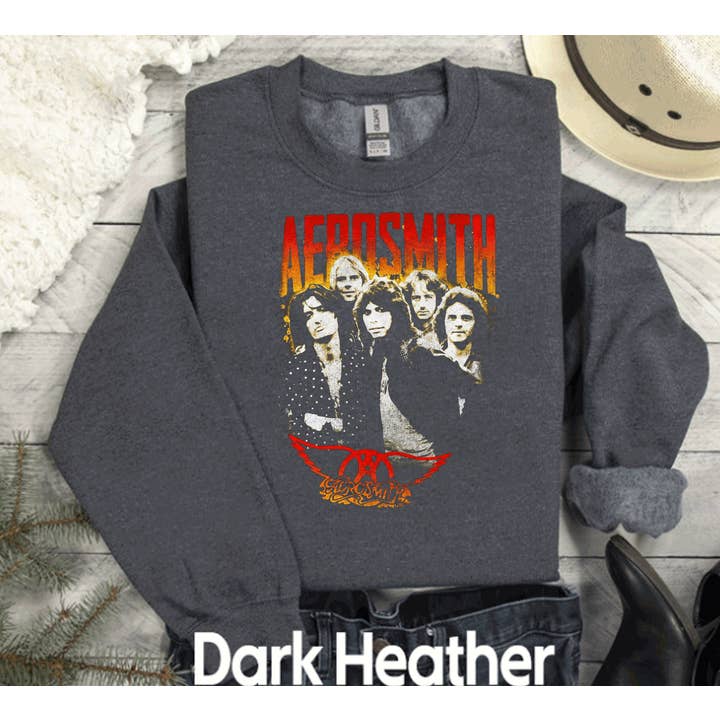 A Blessed Texas Mess Boutique - Wholesale Screen Printed T-Shirt - Unisex - Aerosmith Vintage Retro 80s hair band classic rock shirts 2