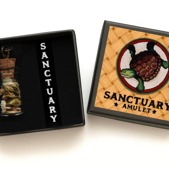 Brainmeats Atelier - Wholesale Pendant/Charm Necklace - Sanctuary Amulet – Protection & Comfort Talisman w/Turtle3