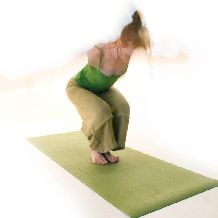 ecoYoga Ltd – wholesale Yoga mat – eco Yoga mat 6mm Phoenix GREEN 100% natural rubber & jute