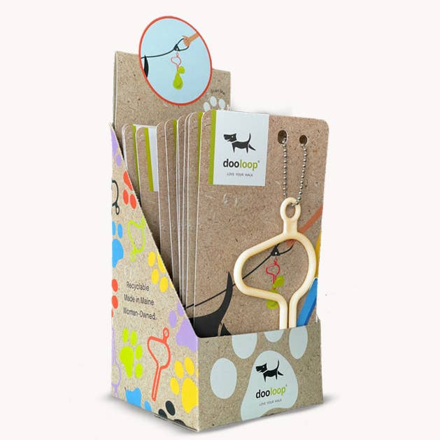 Sad Beige dooloop POP Box of 15 for wholesale by The dooloop by Houndswag LLC