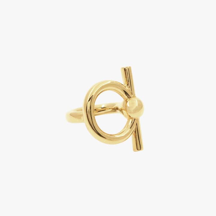 Omega-formad ring gjord av mässing och pläterad med för wholesale av CXC