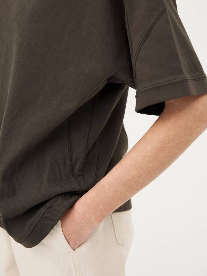 NOYOCO - Wholesale T-Shirt - Unisex - Unisex T-shirt Haria Khaki10