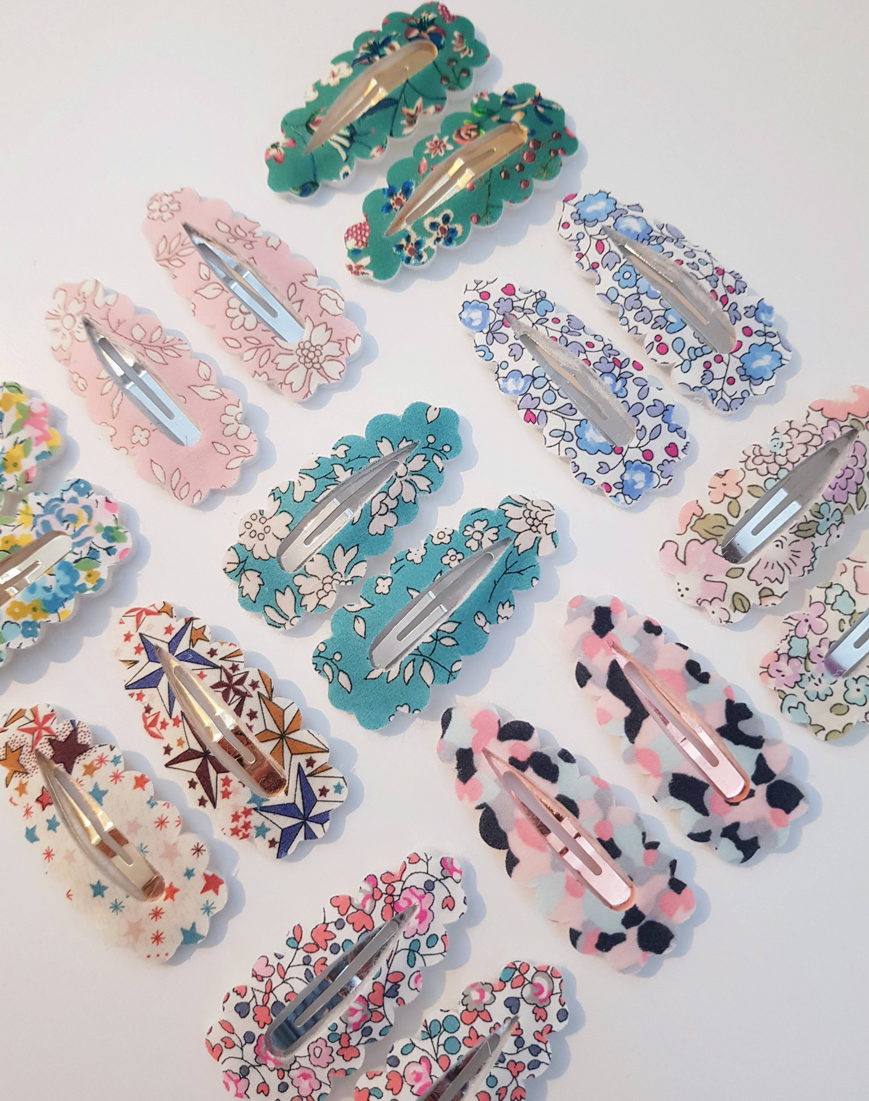 The Blossom Tree House - Wholesale Hair Clip - Kids - Liberty of London fabric hair clips5