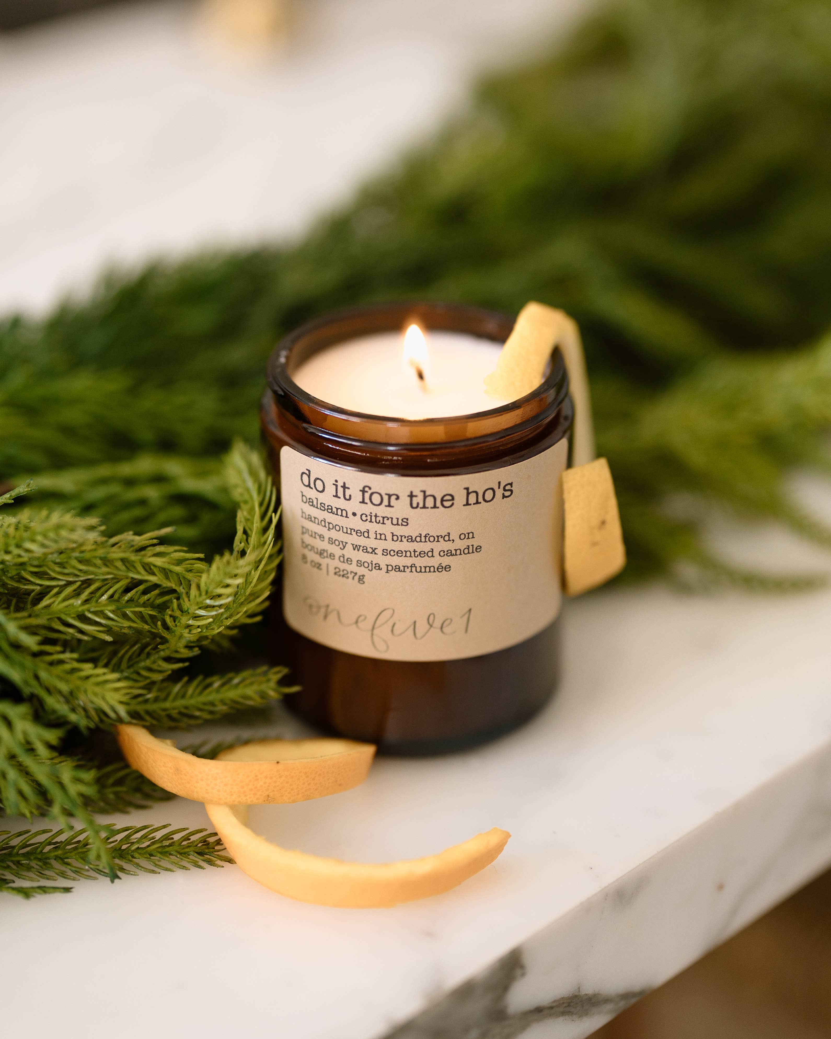 onefive1 - Wholesale Jar/Filled Candle - do it for the ho's-soy wax candle WINTER HOLIDAY SASSY FUNNY