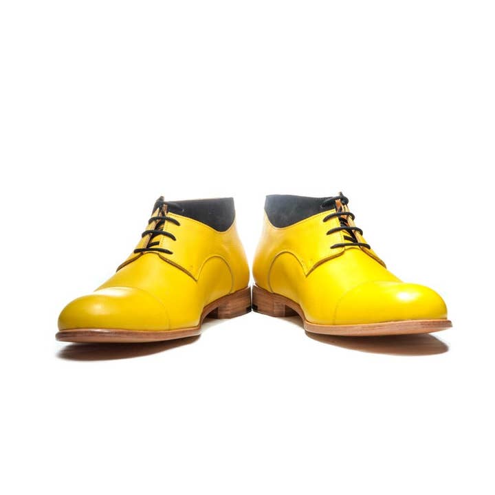 Stiefeletten — New Wave — Gelb für den Großhandel von Milenika shoes