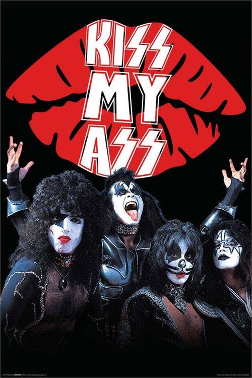 Scorpio Posters - Wholesale Poster - KISS - Kiss my Ass Poster - 24" x 36"0